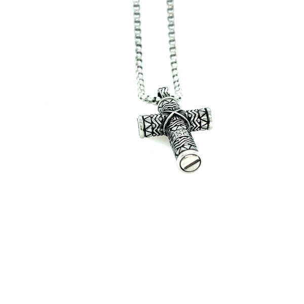 Steel Cross Pendant for Ashes ARZ