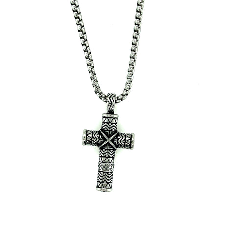 Steel Cross Pendant for Ashes ARZ