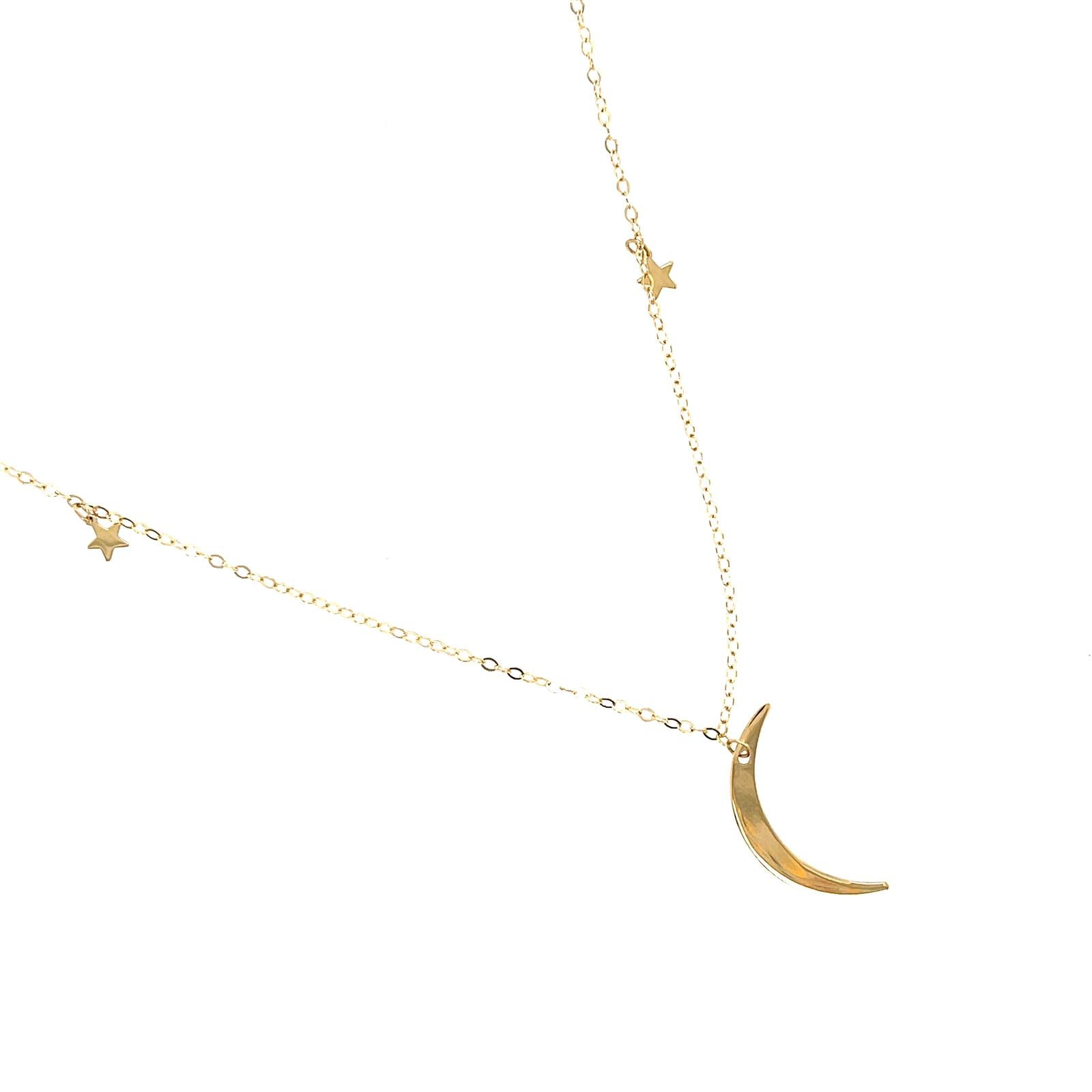 Moon Stars Necklace